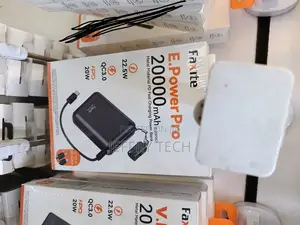 Faxite Power Pro 20000mah Metal Pd Fast Charging Power Bank (E20pro).