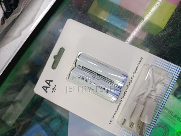 Aa Rechargeable Lithium-Ion Batteries That Includes a Charging Cable. - thumbnail 2