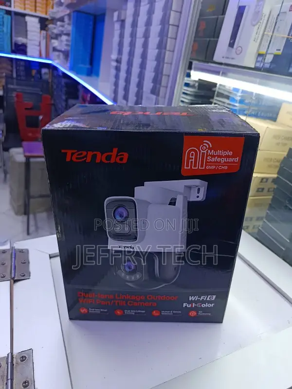 Tenda Ch9-Wca 6mp Dual Lens Outdoor Camera With Wireless Connectivity