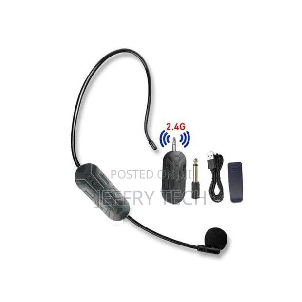 Uhf Wireless Microphone Headset Mic System 50m Effective - main view