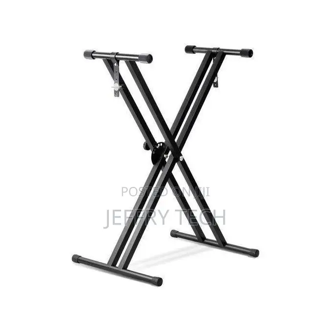 Strong Piano/Keyboard Stand With Locking Stands Double X Shape