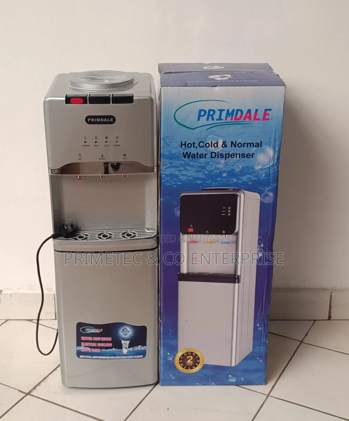 Primdale
Hot,Normal and Cold Water
Dispenser