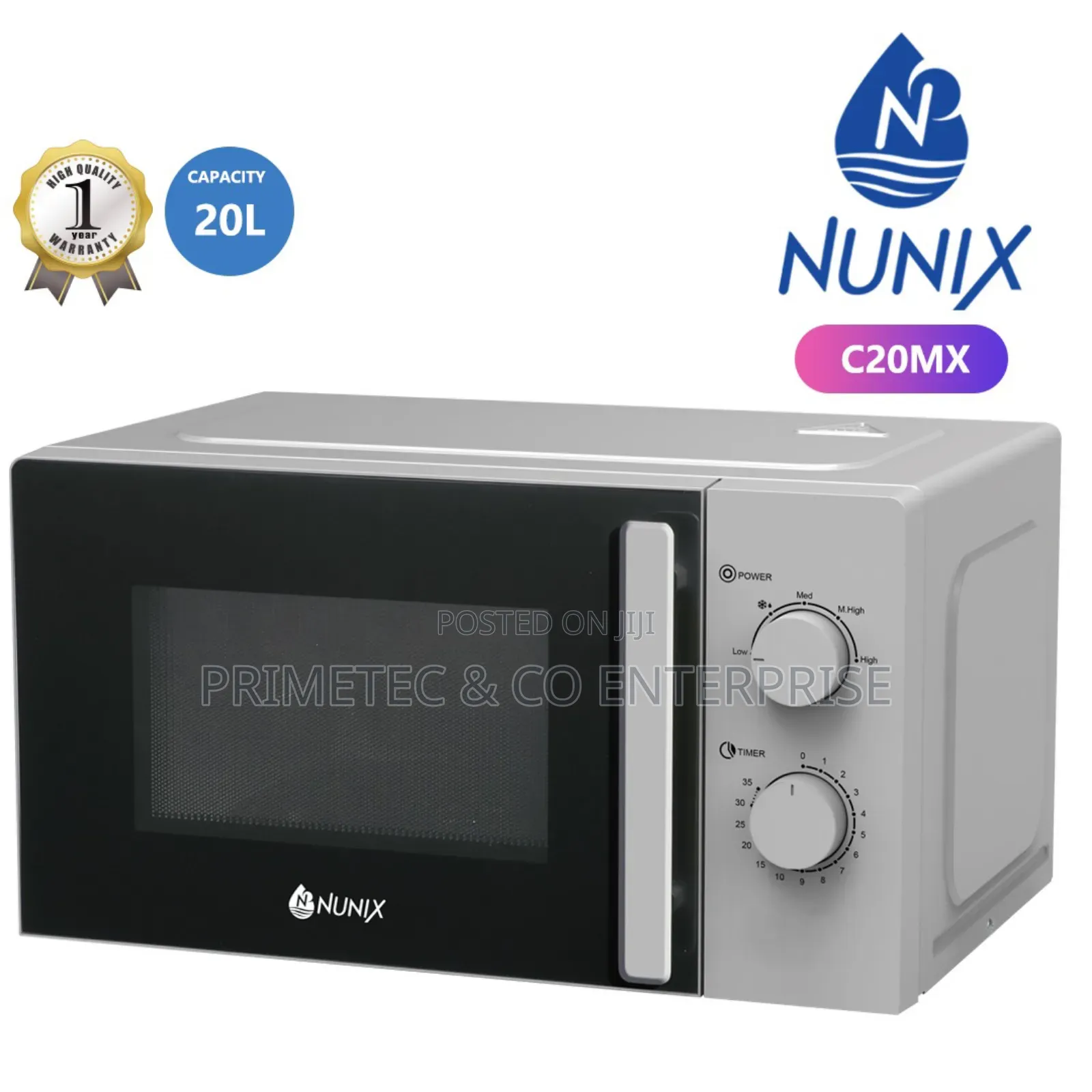 20 Litres Nunix Microwave Oven