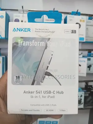 Anker 541 Usb-C Hub (6-in-1, for iPad 60w) – Gray