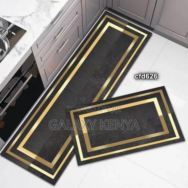 2pcs Kitchen Mats With Rubber Super Non-Slip Underside - thumbnail 3
