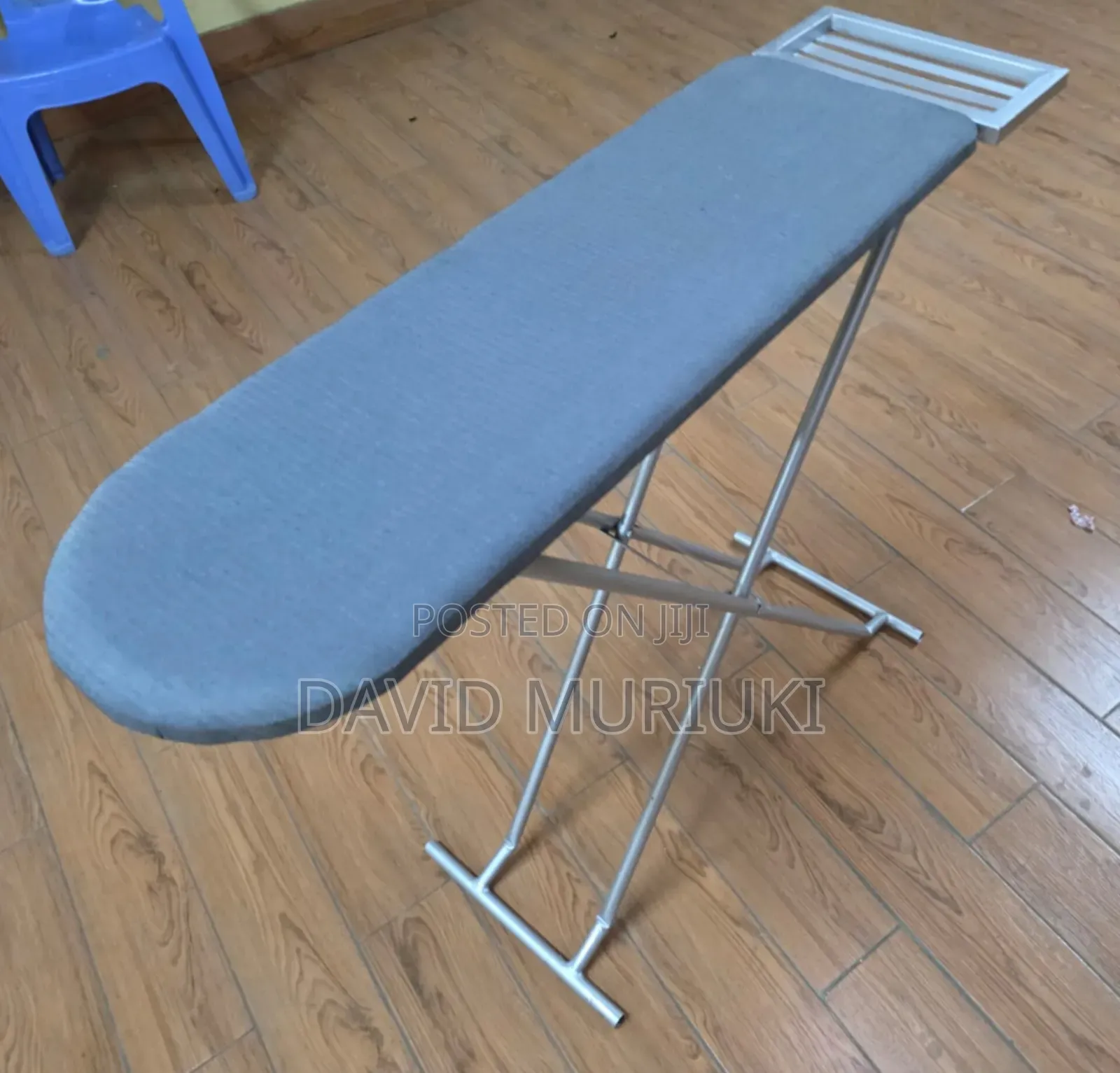 Heavy-Duty Metallic Ironing Board.