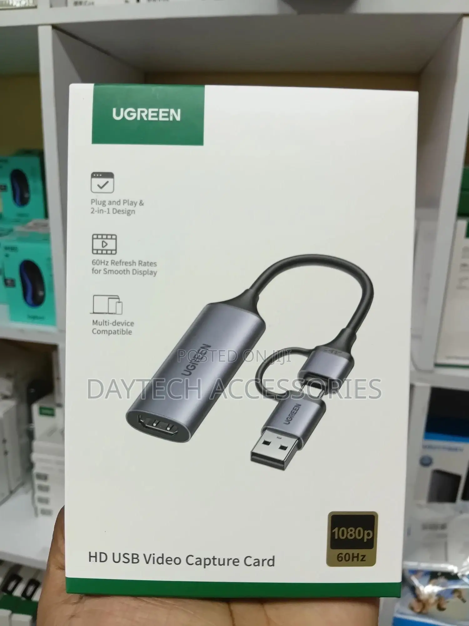 Ugreen Hd Usb Type-C 1080p 60hz Video Capture Card – Cm716 – 25854