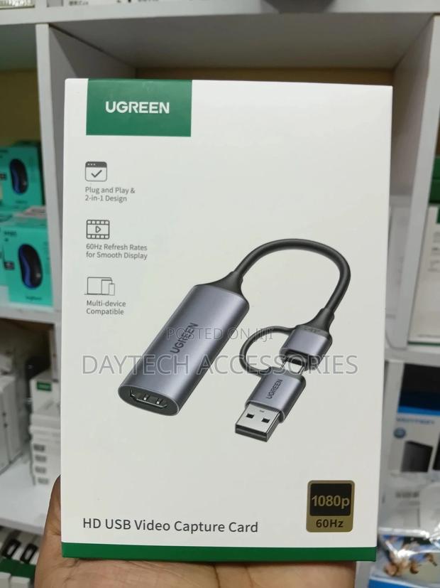 Ugreen Hd Usb/Type-C 1080p 60hz Video Capture Card – Cm716 – 25854 –