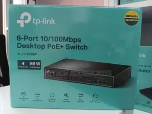 Tp Link Tl-Sf1008p 8-Port 10/100mbps Desktop Switch With 4-Port Poe