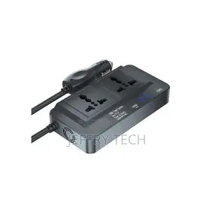 Car Power Inverter, 200w With 2 Socket Ports and 4 Usb Ports