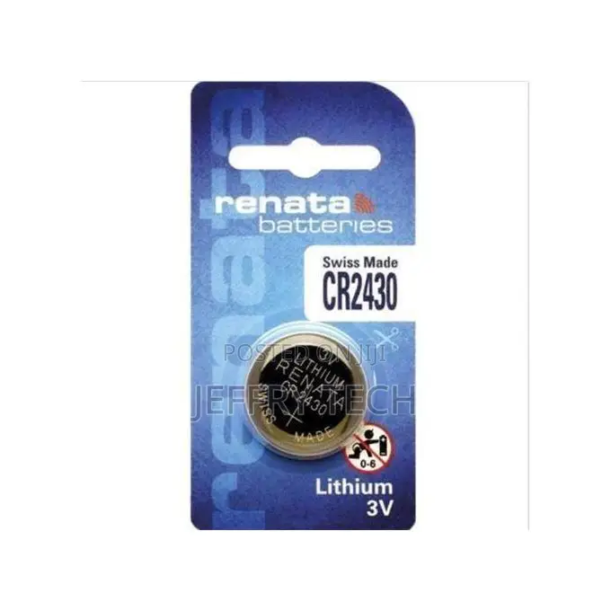 Renata Lithium Batterie Renata Cr2430 Lithium 3v Battery Swiss