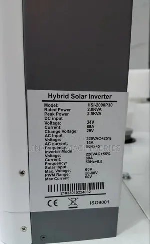 2.5kva 24 Volts Solarmax Hybrid Inverter