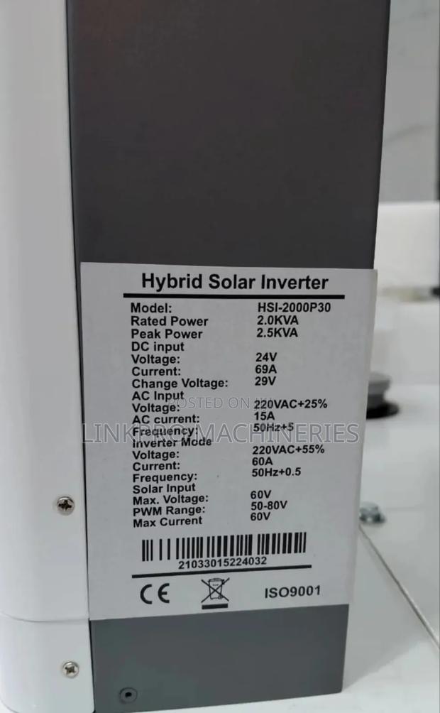 2.5kva 24 Volts Solarmax Hybrid Inverter - thumbnail 2