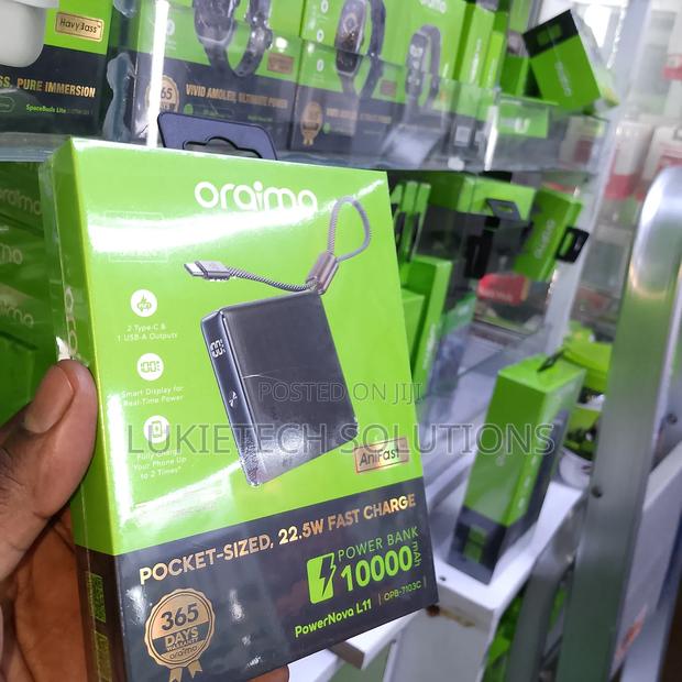 Oraimo Pocket Sized Powerbank 10000mah 22.5 Watts Anifast - thumbnail 3