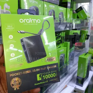 Oraimo Professional Powerbank 10000 Mah,22.5 Watts Anifast Led Display