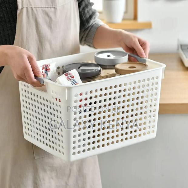 Large Plastic Storage Basket