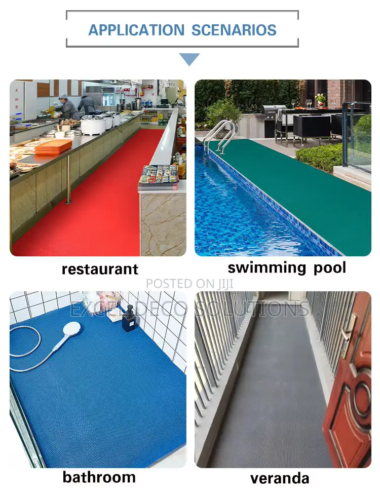 Anti-Slip PVC Mats – Keep Wet Floors Safe Stylish in Seconds!