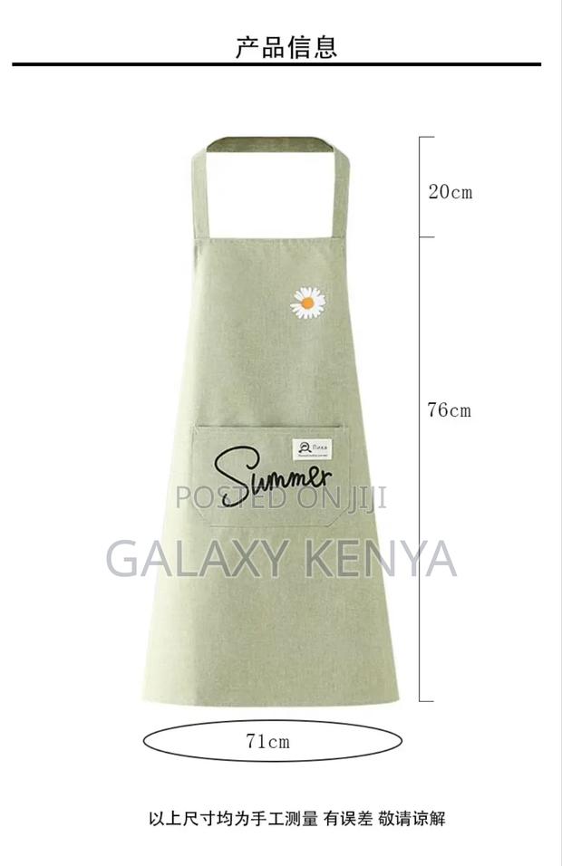 Linen Adult Kitchen Apron - thumbnail 4