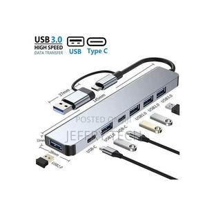 7in2 Usb3.0 Hub Type C Docking Stations Otg Adapter - thumbnail 2