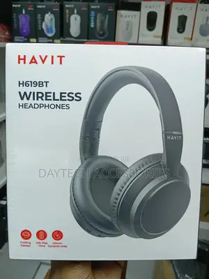 Havit H619bt Bluetooth Wireless Over Ear Headphones - Black