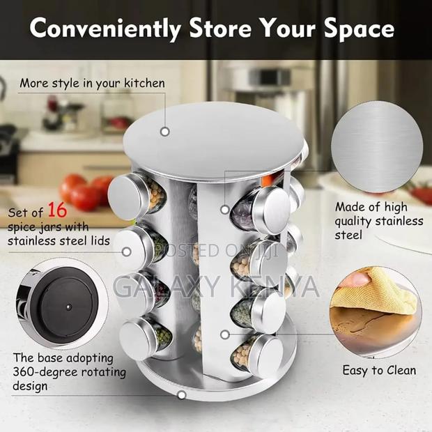 16heads Rotating Seasoning/Spice Rack