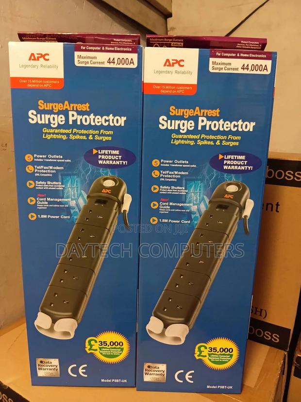 Apc 5 Way Surge Protector Power Extension - Black - thumbnail 3