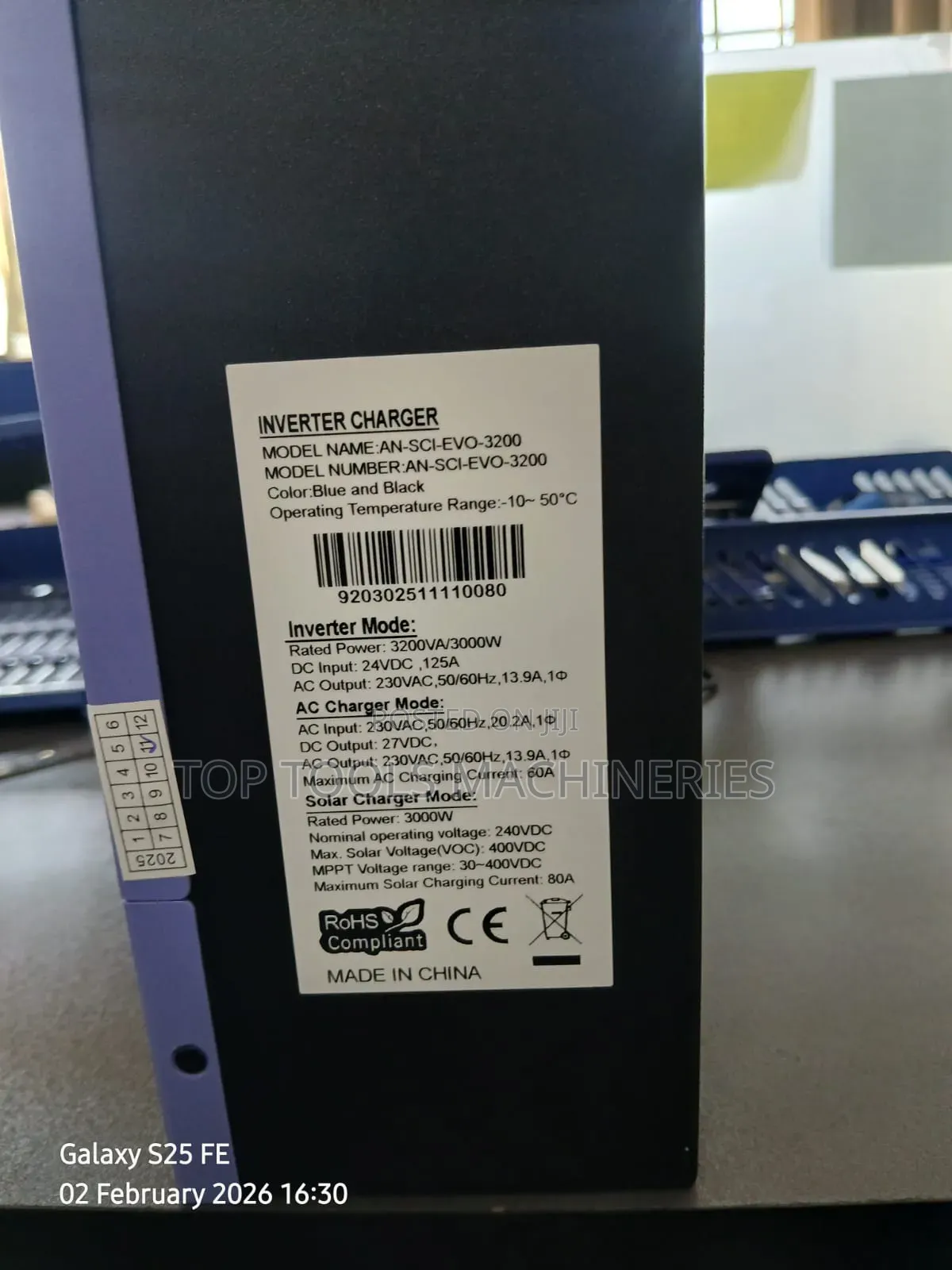 Beacon 3.2kva 24v Hybrid Inverter