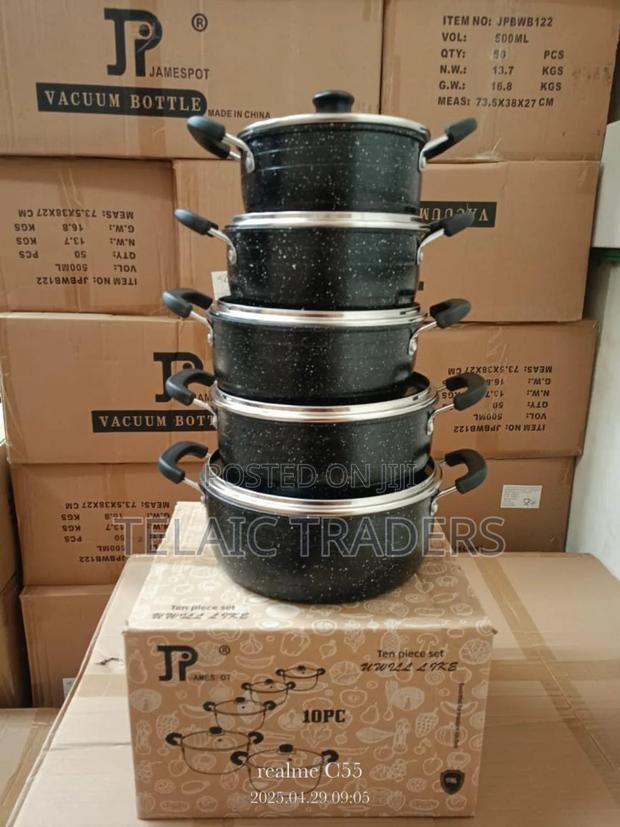 James Pot Black Cookware Set(Wove - main view