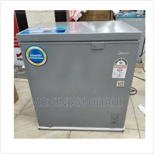 Grey Midea 198litres Chest Freezer