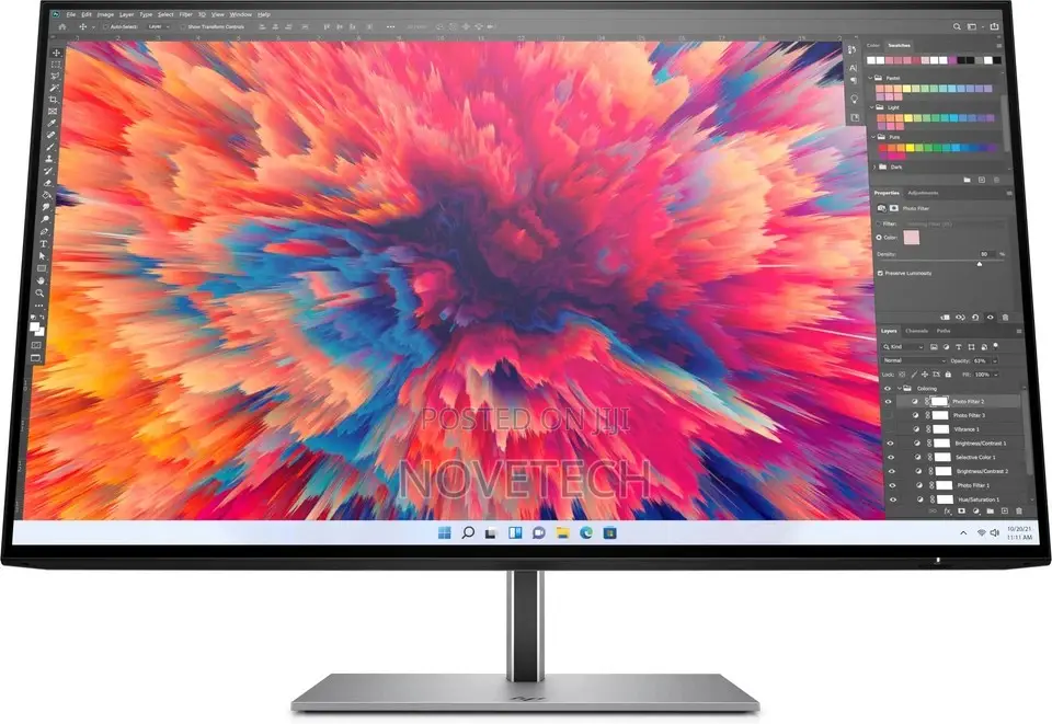 Hp Z24q G3 Computer Monitor (24") Quad Hd Silver