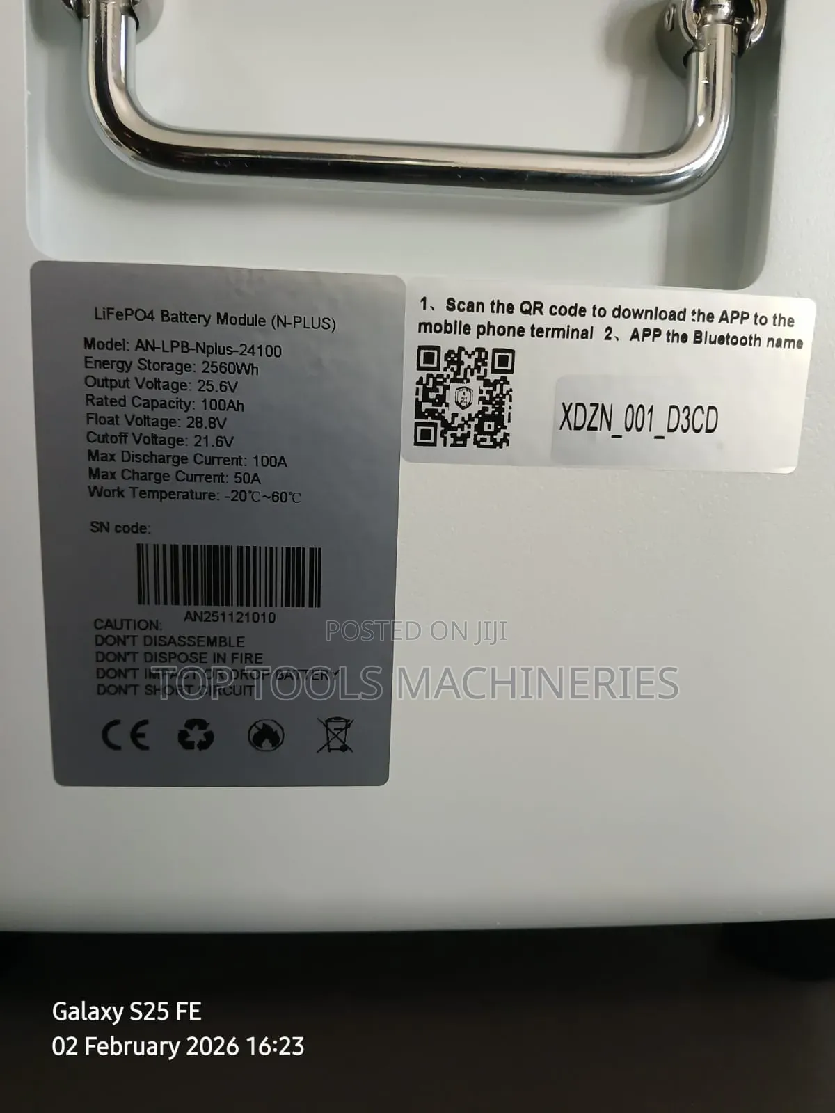 Beacon Lithium Battery 2.5kw 100ah 24v