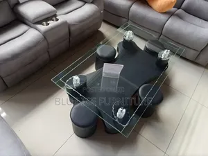 Puff Glass Coffee Table