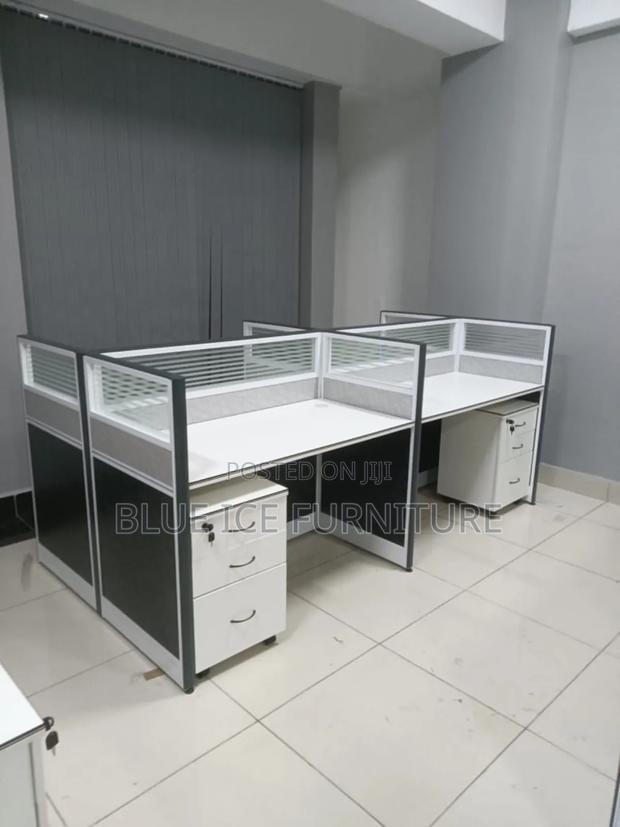 Imported 4way Office Staff Working Station