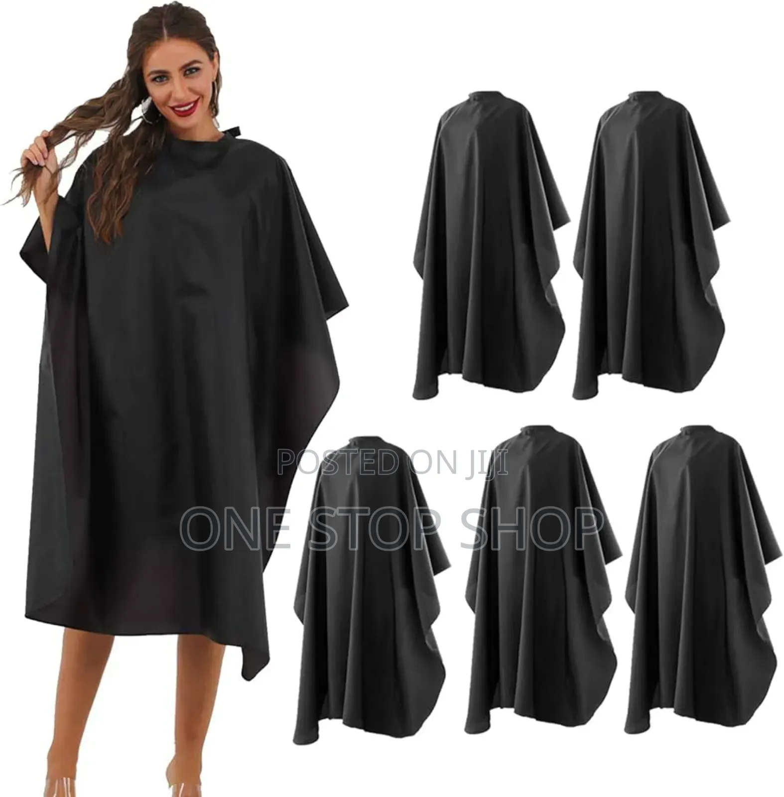 Durable Hair Cutting Waterproof Cape Cloth Apron Stretch Out