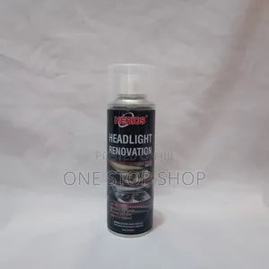 2pcs Headlight Renovation Spray With Sand Paper (235ml Each