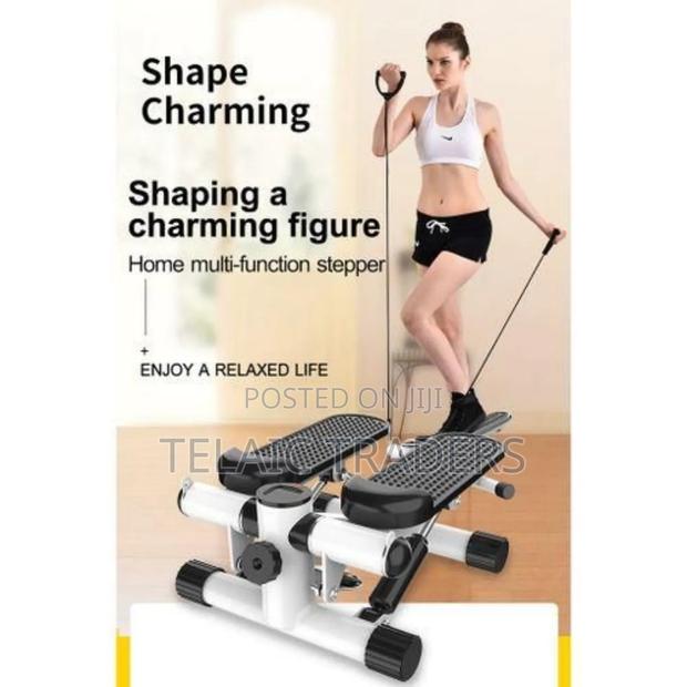 Mini Stepper With Resistance Bands