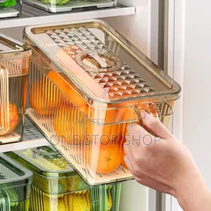 Fridge Organizer With Freshness Lid