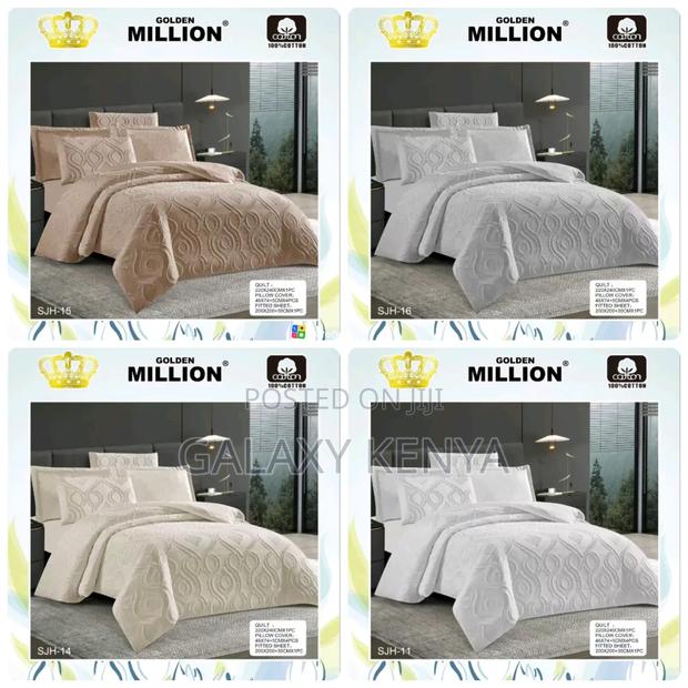 6pcs Tufted Cotton Duvet Cover Set