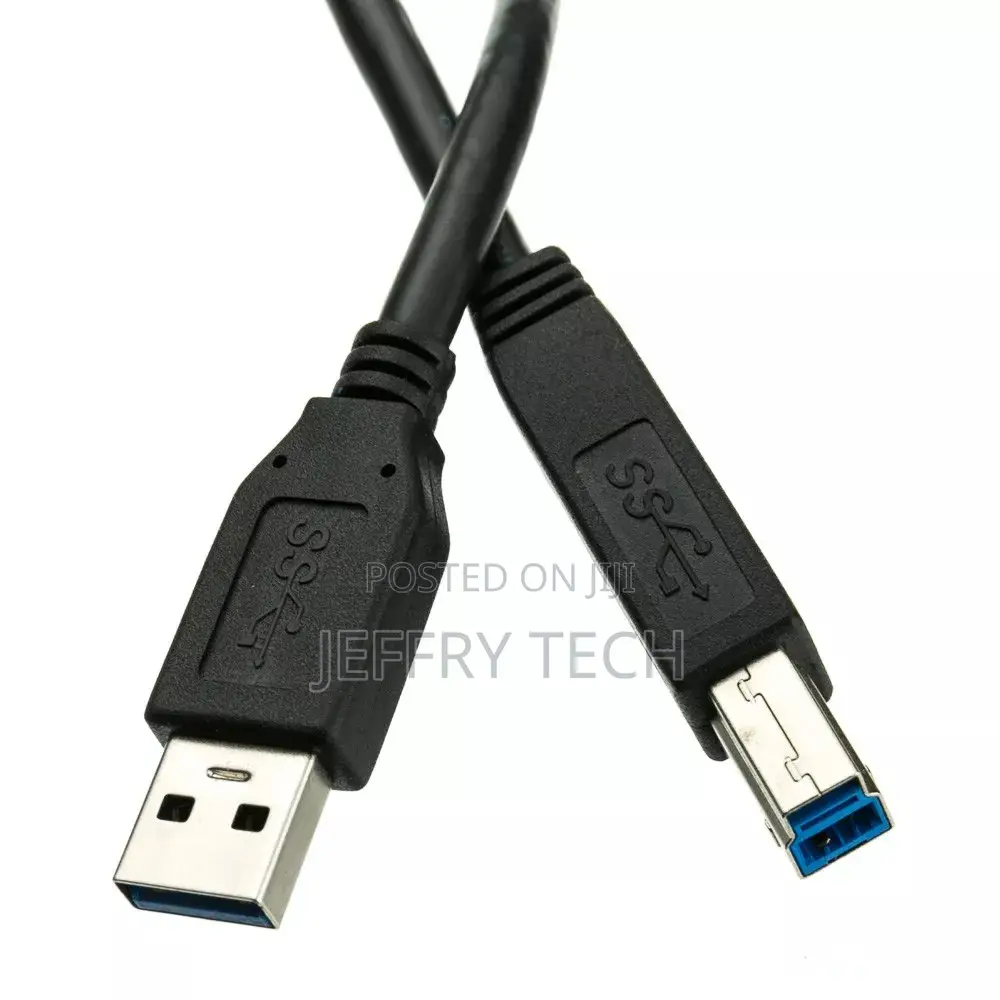 Black Usb 3.0 Printer/Device Cable, Type a to B Male 10u3-02206bk