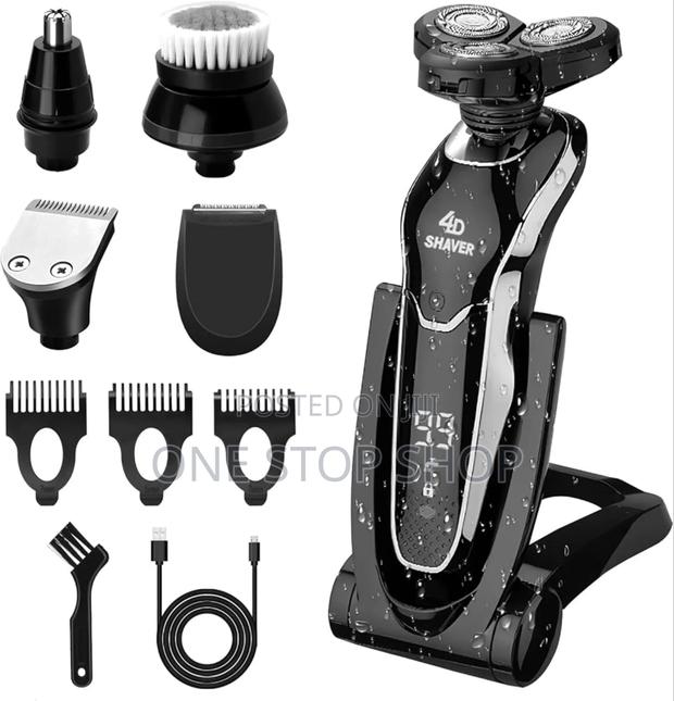 5in1 Electric Razor Rotary Shaver Pop Up Trimmer