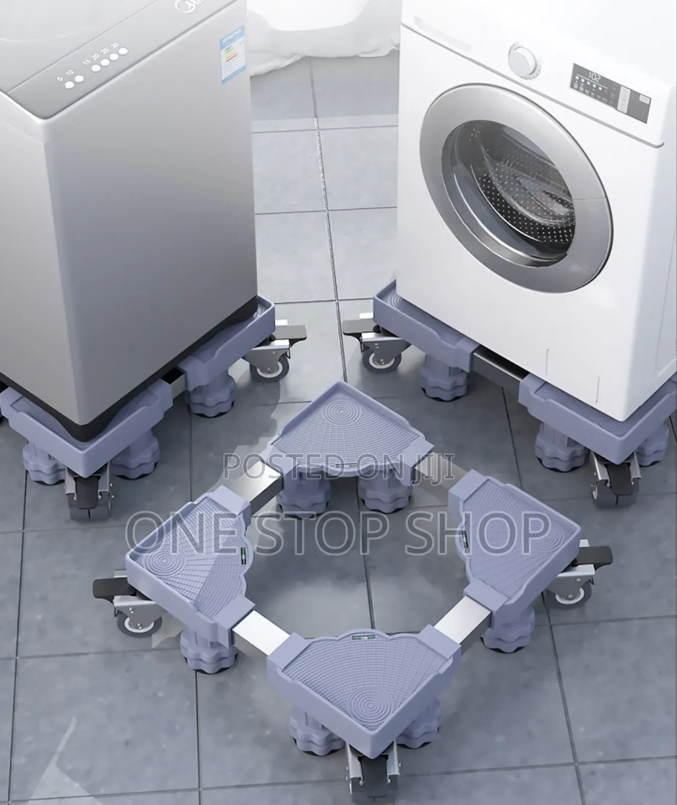 Heavy Duty Adjustable Washing Refrigerator Base Stand