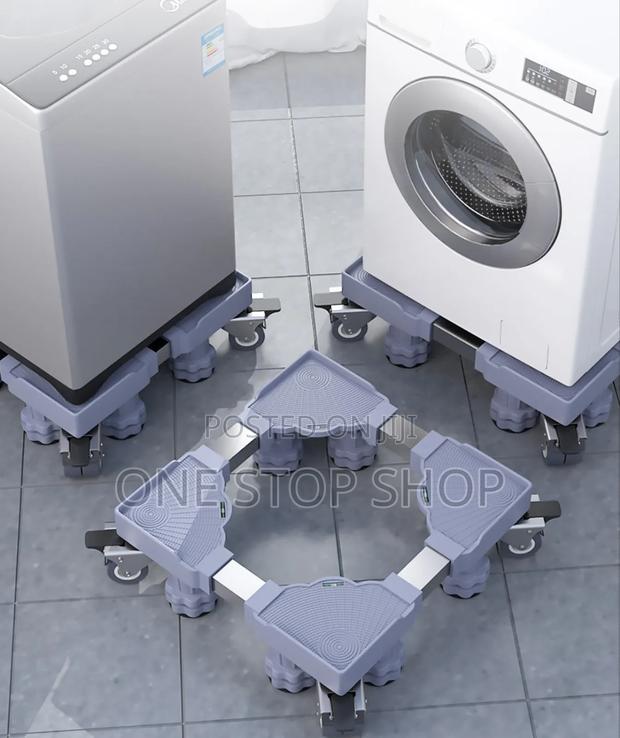 Heavy Duty Adjustable Washing Refrigerator Base Stand
