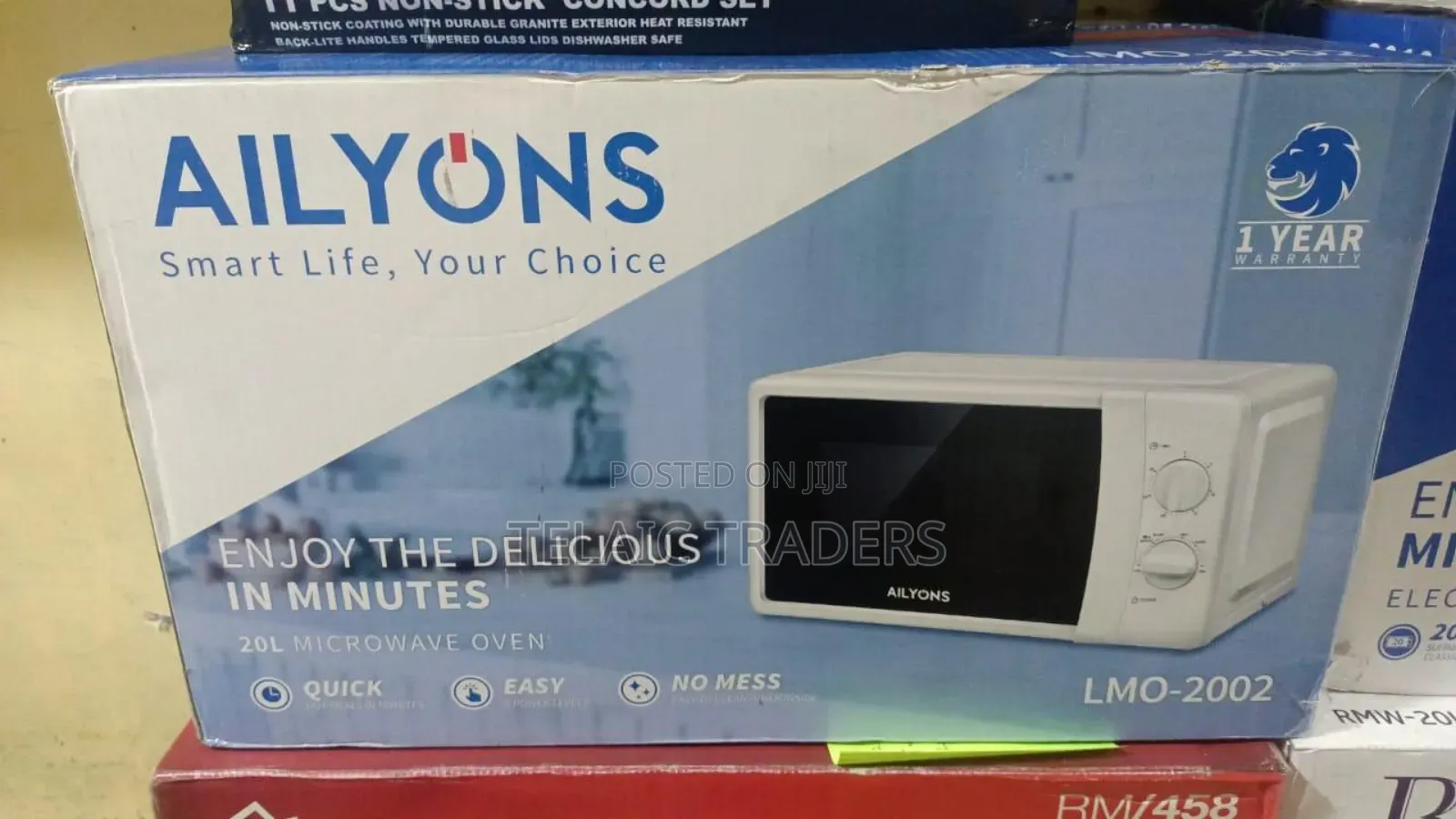 White Ailyons Manual Microwave