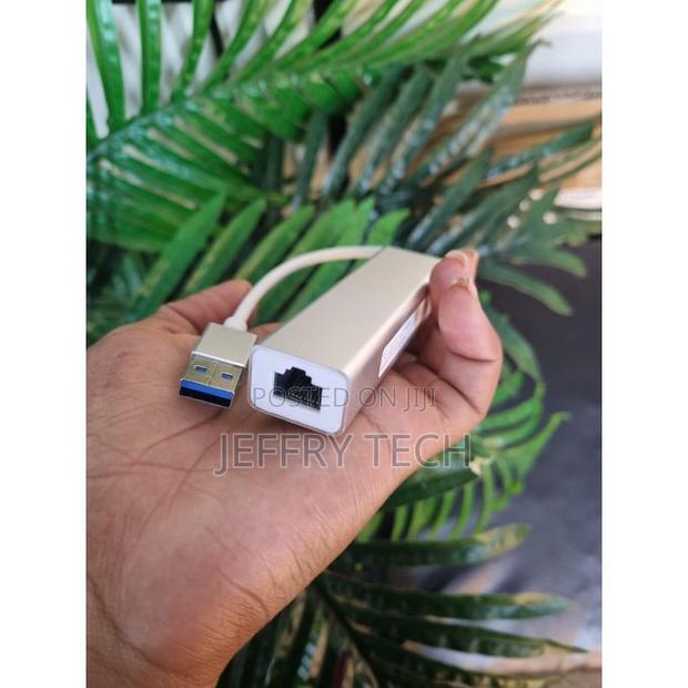 Usb Ethernet Adapter Usb to Rj45 Lan Network Card - thumbnail 2