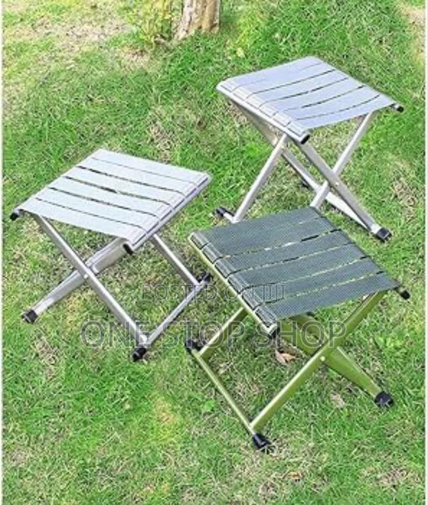 Strong Foldable Aluminum and Nylon Cabas Camping Chairs - main view