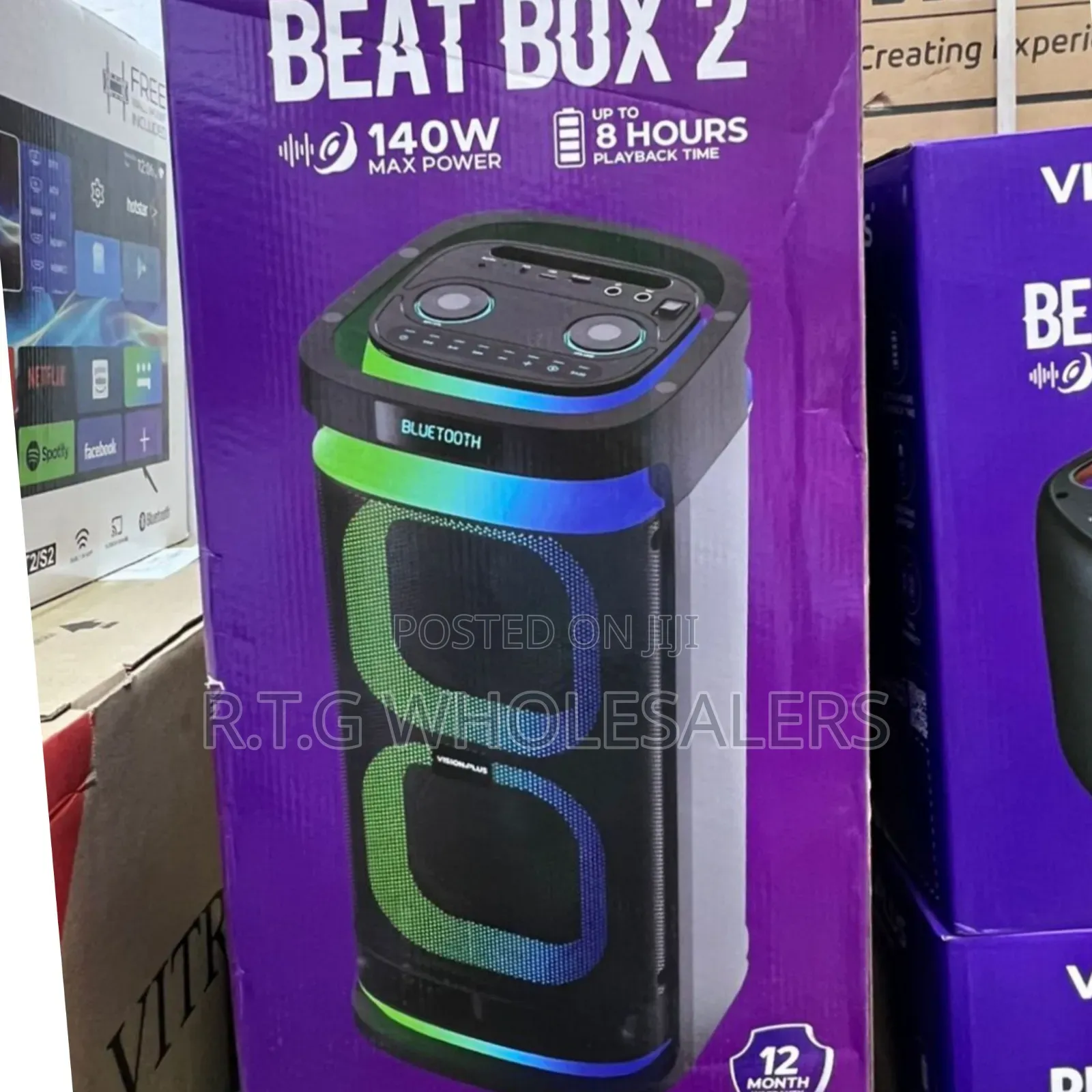 Vision Plus Beatbox 2 – 140w Party Speaker