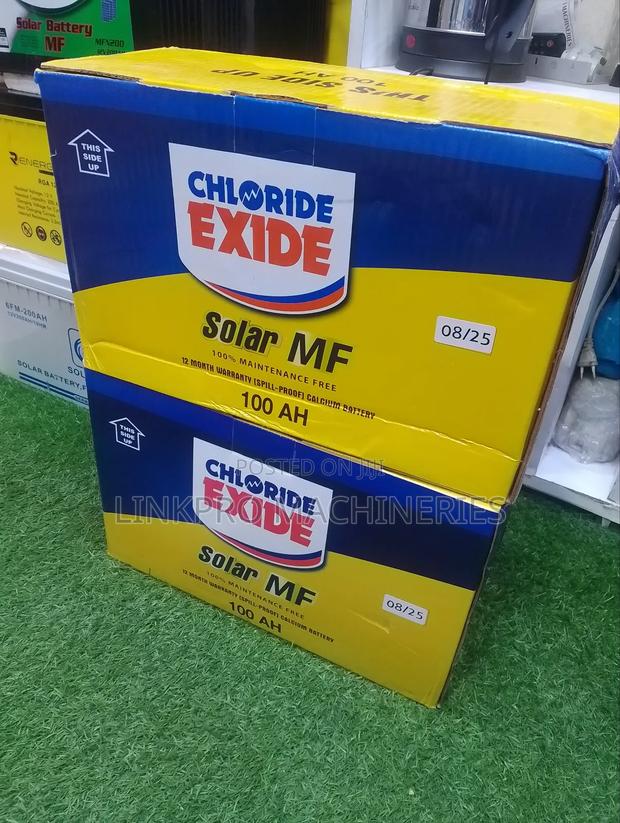 100ah Chloride Exide Mf Solar Battery - thumbnail 3