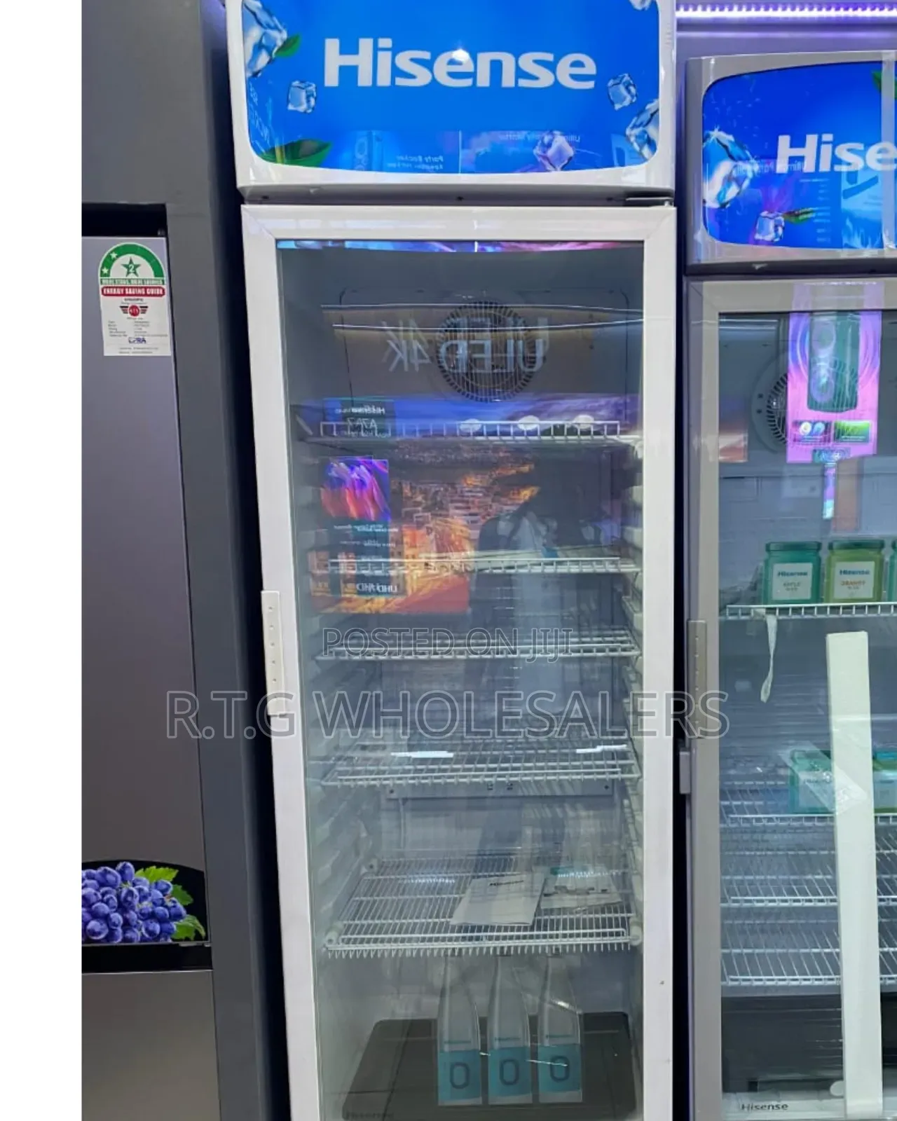 Hisense 222 L Showcase Chiller Fridge – Glass Door Display