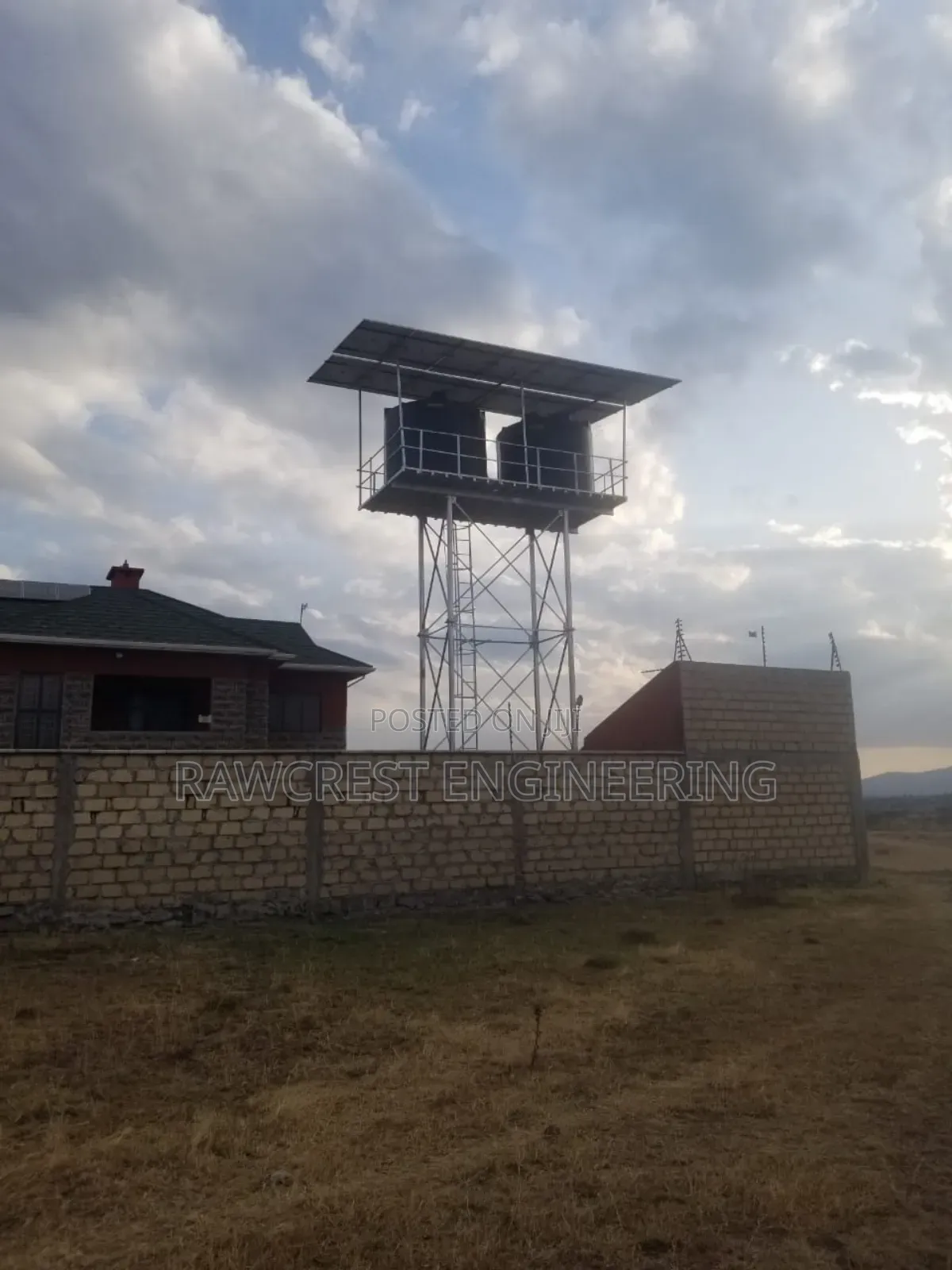 Water Tank Tower Fabrication