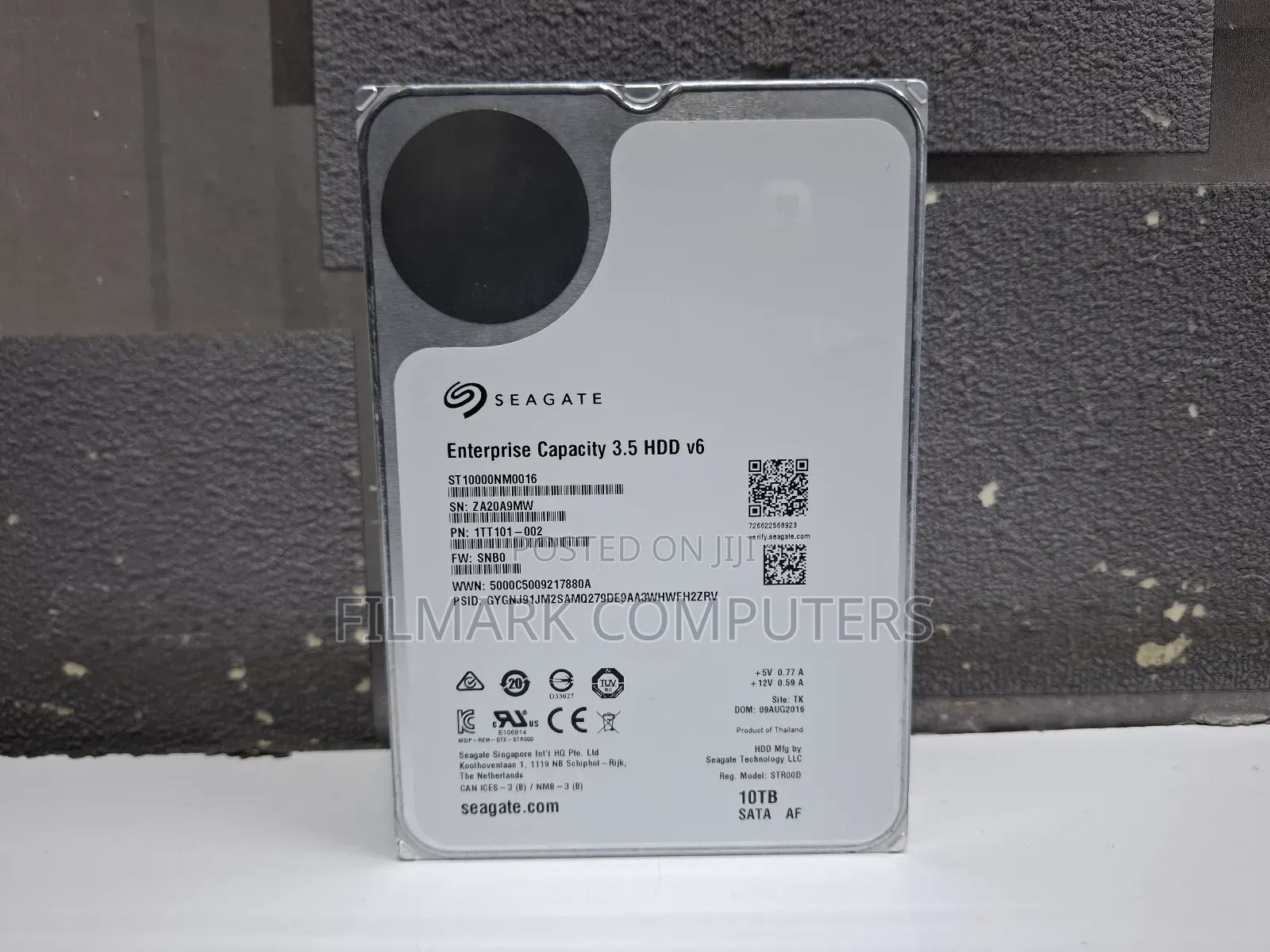 Seagate Enterprise Capacity | 10tb 7200 Rpm Sata 3.5" Hard Disk